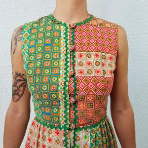 1970s Tori Richard Honolulu maxi dress